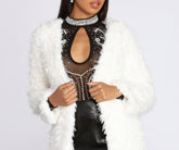 Major Glam Kunstpelzjacke